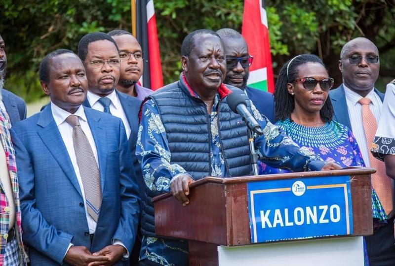 File image of Azimio leader Raila Odinga.